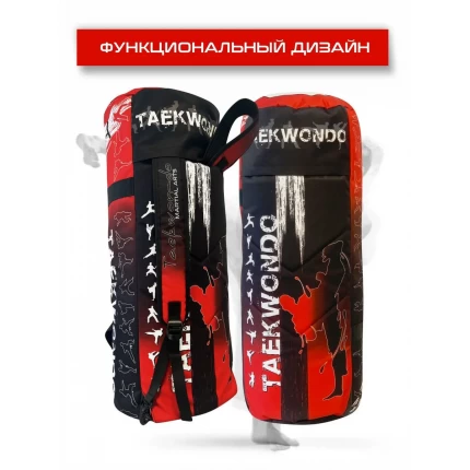 (Туба30Х75)Сумка-рюкзак спортивная Тхэквондо красная